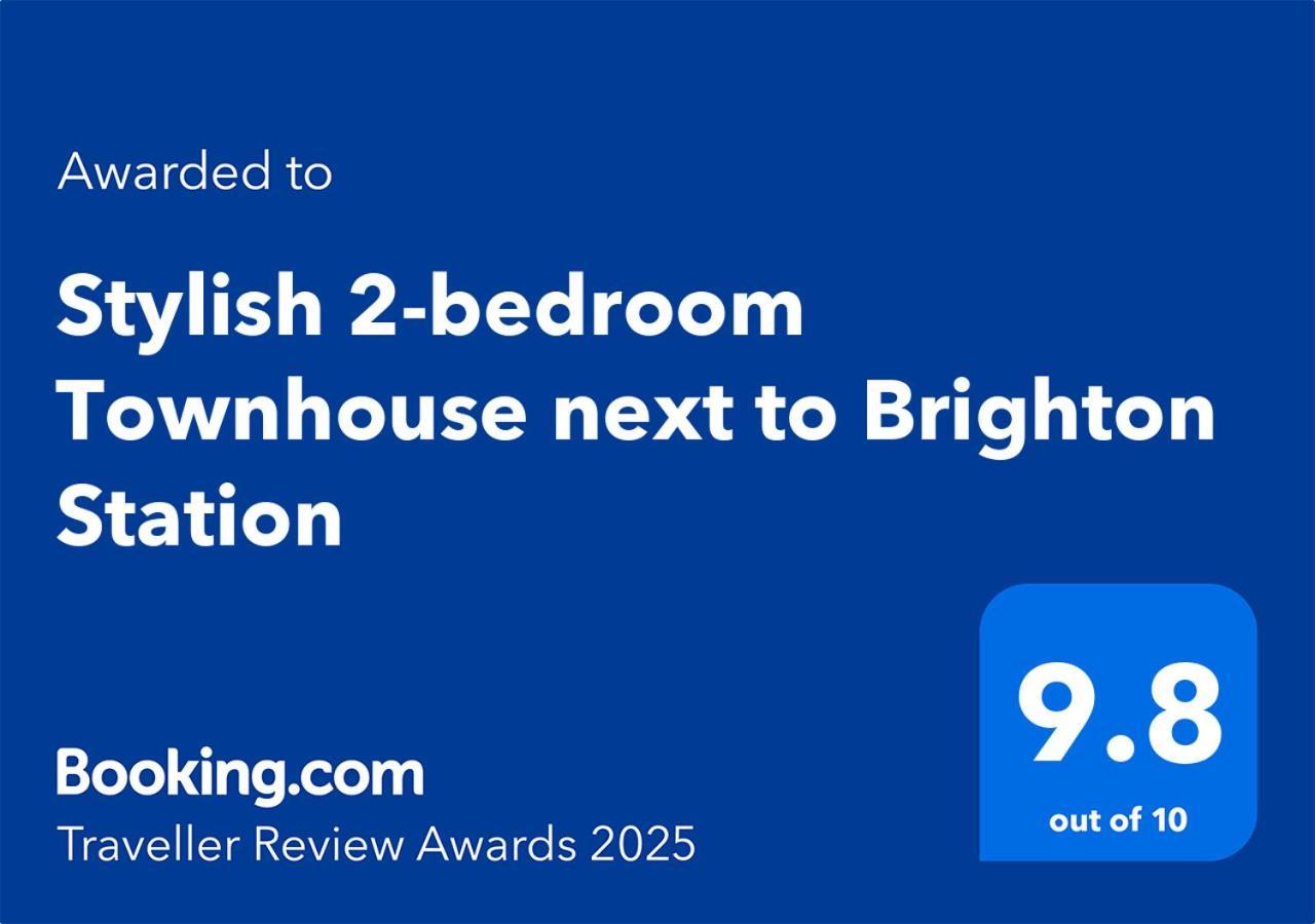 Stylish 2-Bedroom Townhouse Next To Brighton Station 外观 照片